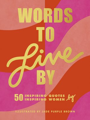 cover image of Words to Live By
